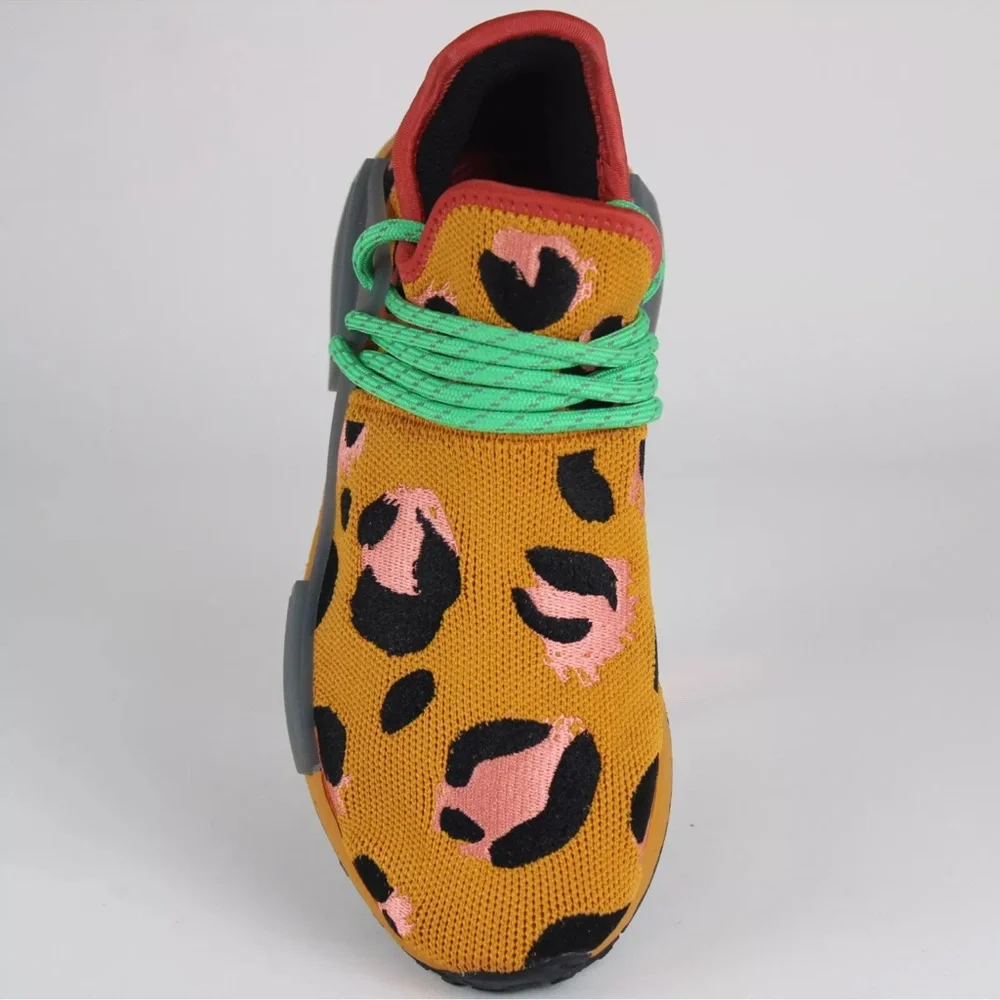 Adidas X Pharrell HU NMD Fred Flintstone‎ Animal Print Orange GZ4439